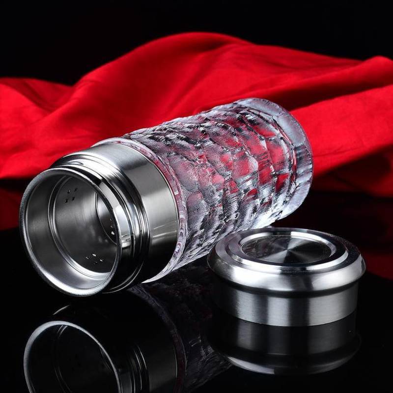 Natural Crystal Melting Cup - Faceted Threaded Cup | Premium Quartz Labware